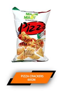 Miaow Miaow Pizza Crackers 60gm